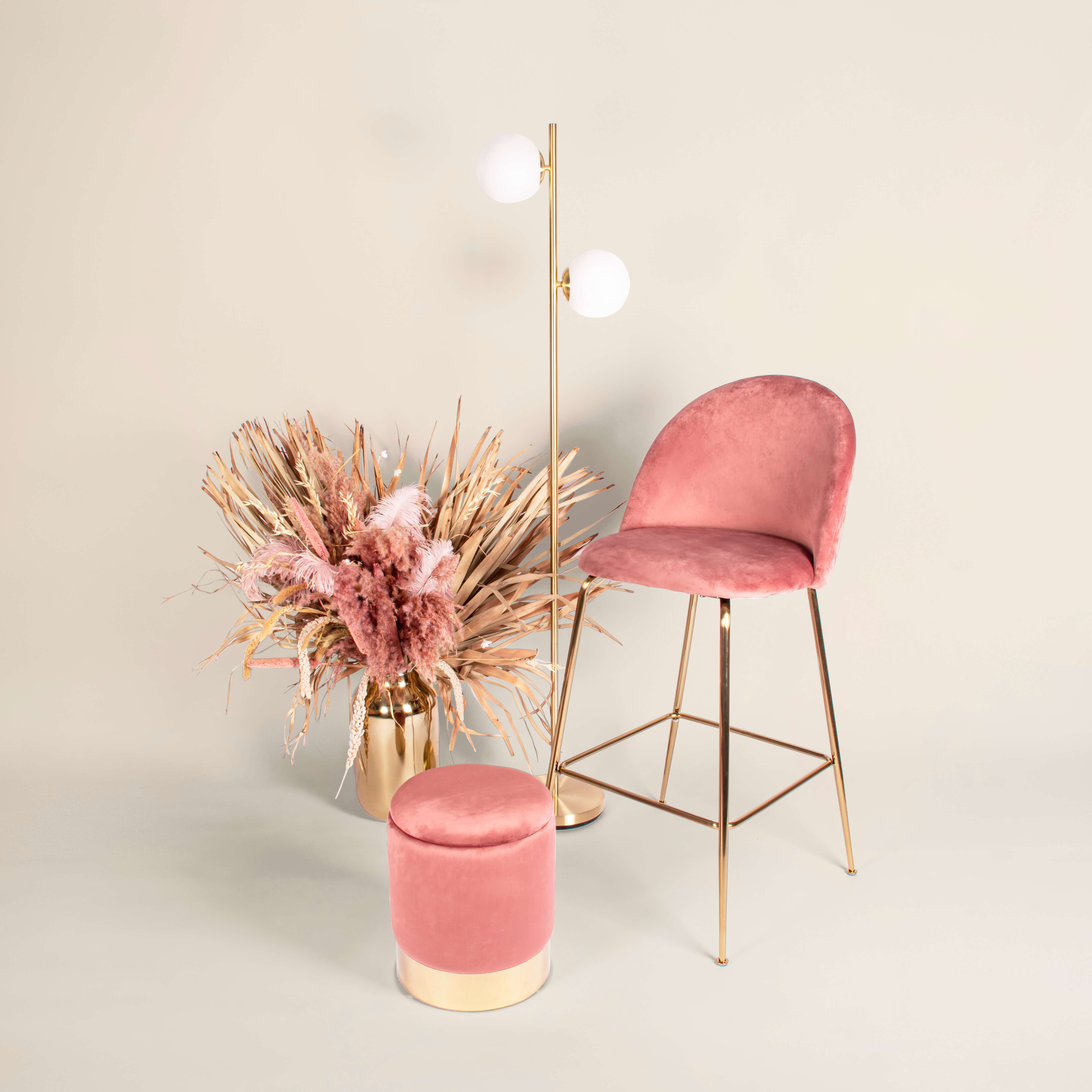 Gold high online chair