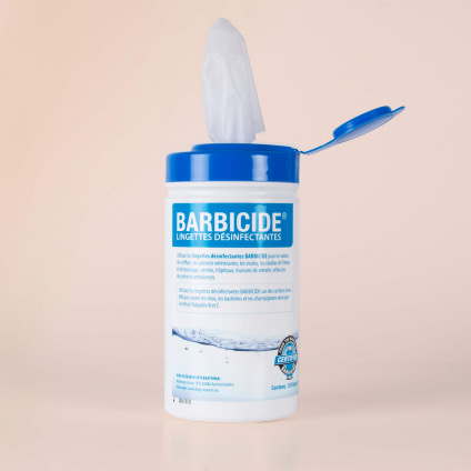 Barbicide spray désinfectant surface lisses